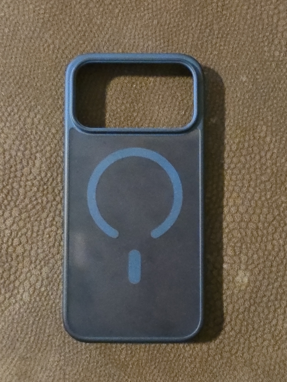 17 Pro Max MagSafe Compatible Dark Blue Wireless Charging Phone Case Cover